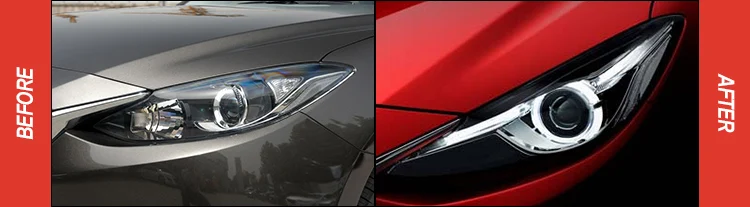 АКД автомобили Стайлинг фар для Mazda 3 Mazda3 Axela- фары светодиодный ходовые огни Биксеноновая луча противотуманные фары глаза ангела