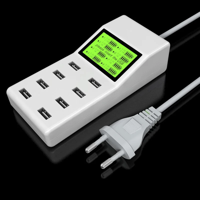 Leebote 8 портов USB зарядное устройство 40 Вт мульти порт адаптер питания