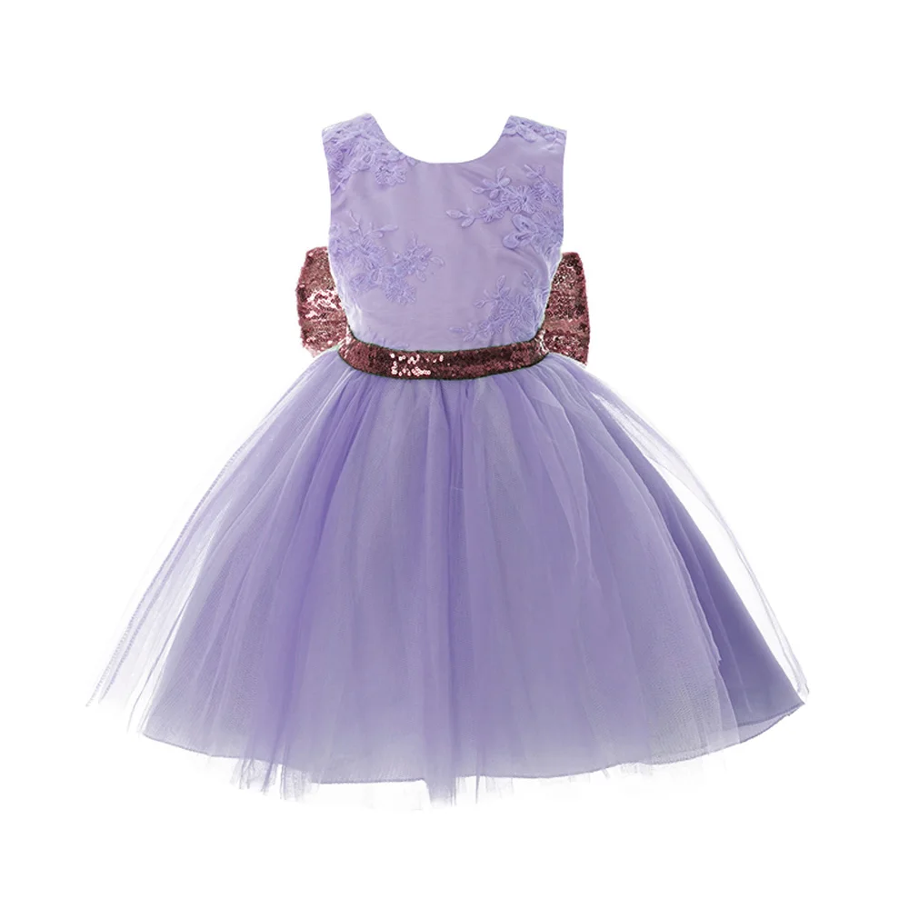 JaneyGao/Платья с цветочным узором для девочек, для маленьких девочек, для свадебной вечеринки, выпускного вечера, с кружевным бантом, для дня