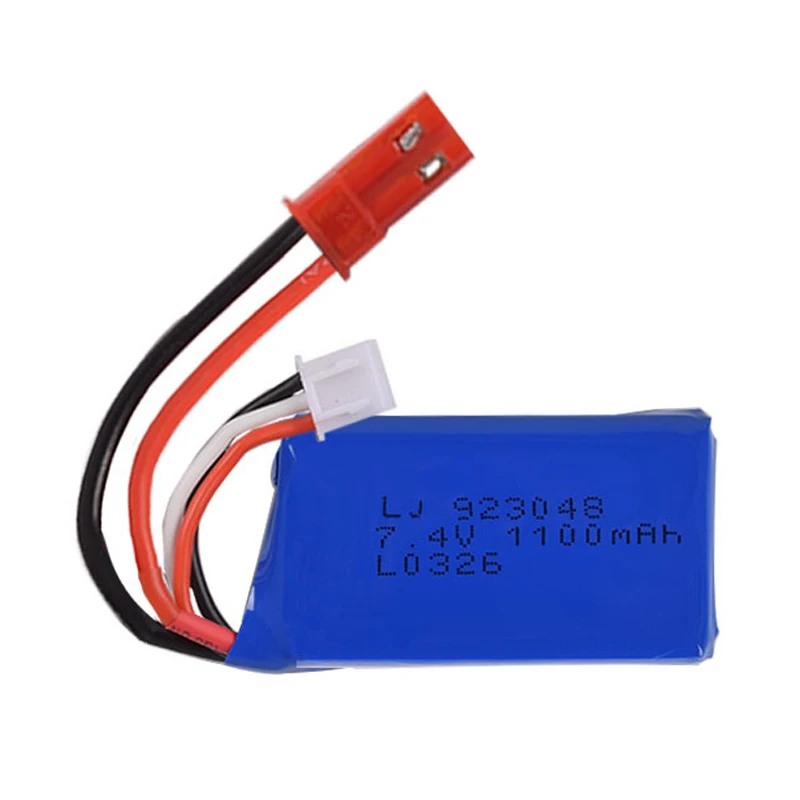 7 4 v 1100mah 25C 923048 2S Lipo батарея WLTOYS V353 Дрон Квадрокоптер A949 A959 A969 A979 K929 RC скоростные