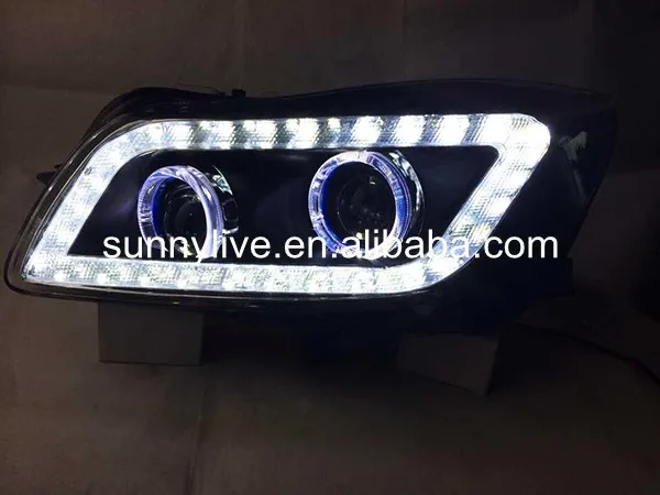 2009-2013 год для Buick для Regal Opel LED Ангельские глазки Фары для автомобиля JC