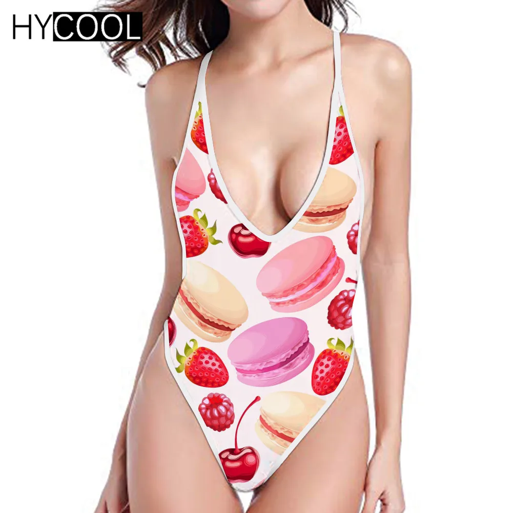 HYCOOL сексуальное бикини плюс размер купальник милый Летний Macaron купальный костюм