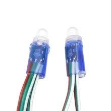 50 шт. WS2811 IC RGB пиксель светодиодный модуль светильник DC5V полный цвет отлично подходит для украшения рекламный светильник s водонепроницаемый IP67