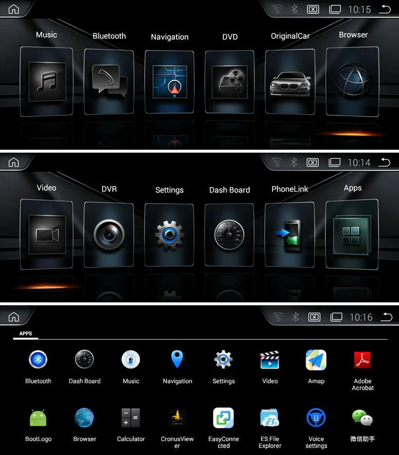 Best Original Car Screen to upgrade Multimedia Player for BMW X5 E70 X6 E71 2011-2014 Android 7.1 System 2G RAM 32G ROM 4