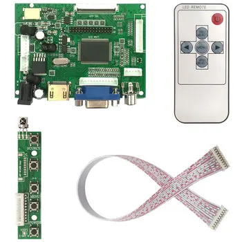 

LCD TTL LVDS Controller Board HDMI VGA 2AV 50PIN for AT070TN90 92 94 Support Automatically VS-TY2662-V1 Driver Board