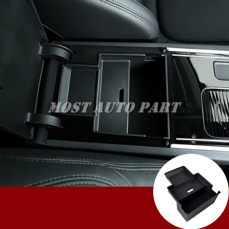 

Inner Console Armrest Insert Storage Box Tray For Jaguar XF X260 2016-2018