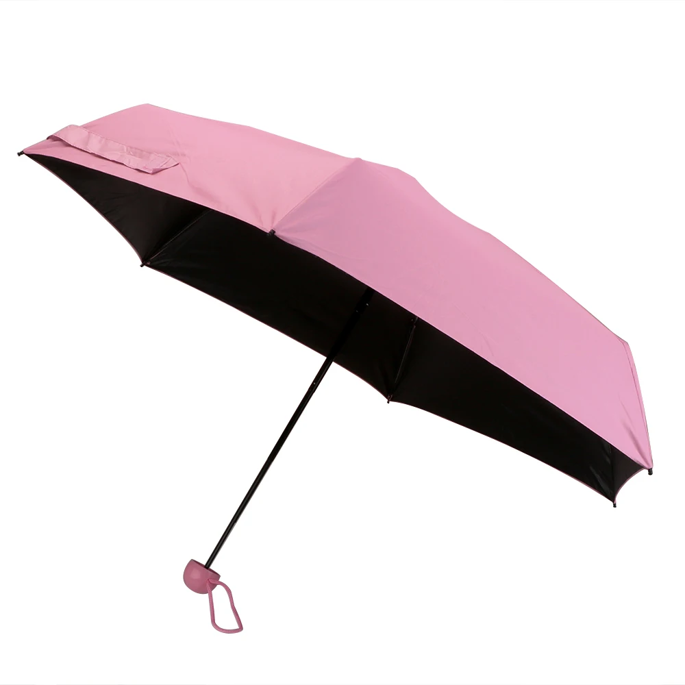 Портативный путешествия зонты ясно карман анти-УФ зонтик мини Капсула зонтик для защиты от ветра складной Зонты карманный зонтик