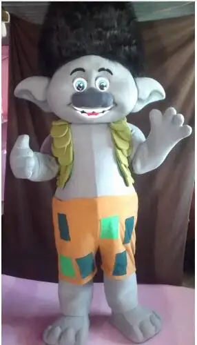 

BING RUI CO Mascot Costume Trolls Mascot Parade Quality Clowns Birthdays Troll Fancy dress party mascot costume