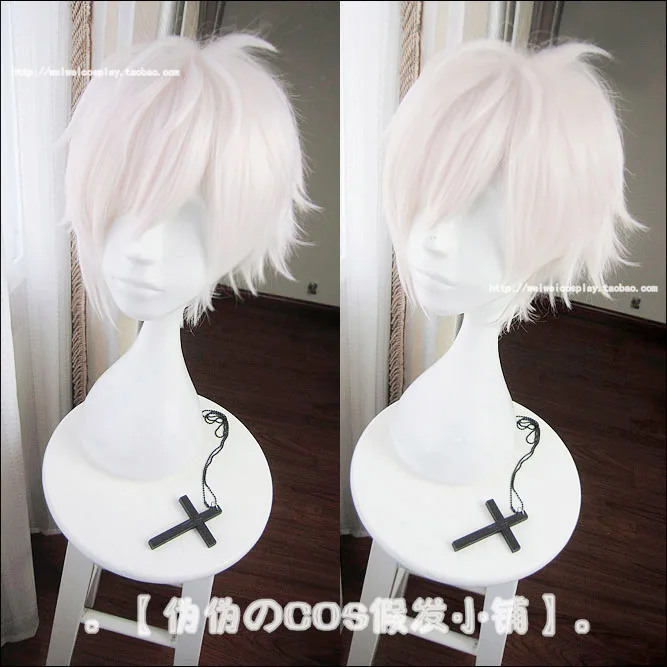 

2018 Anime IDOLiSH7 Cosplay Wig TRIGGER KUJO TENN Short Light Pink Synthetic Hair for Adult Role Play