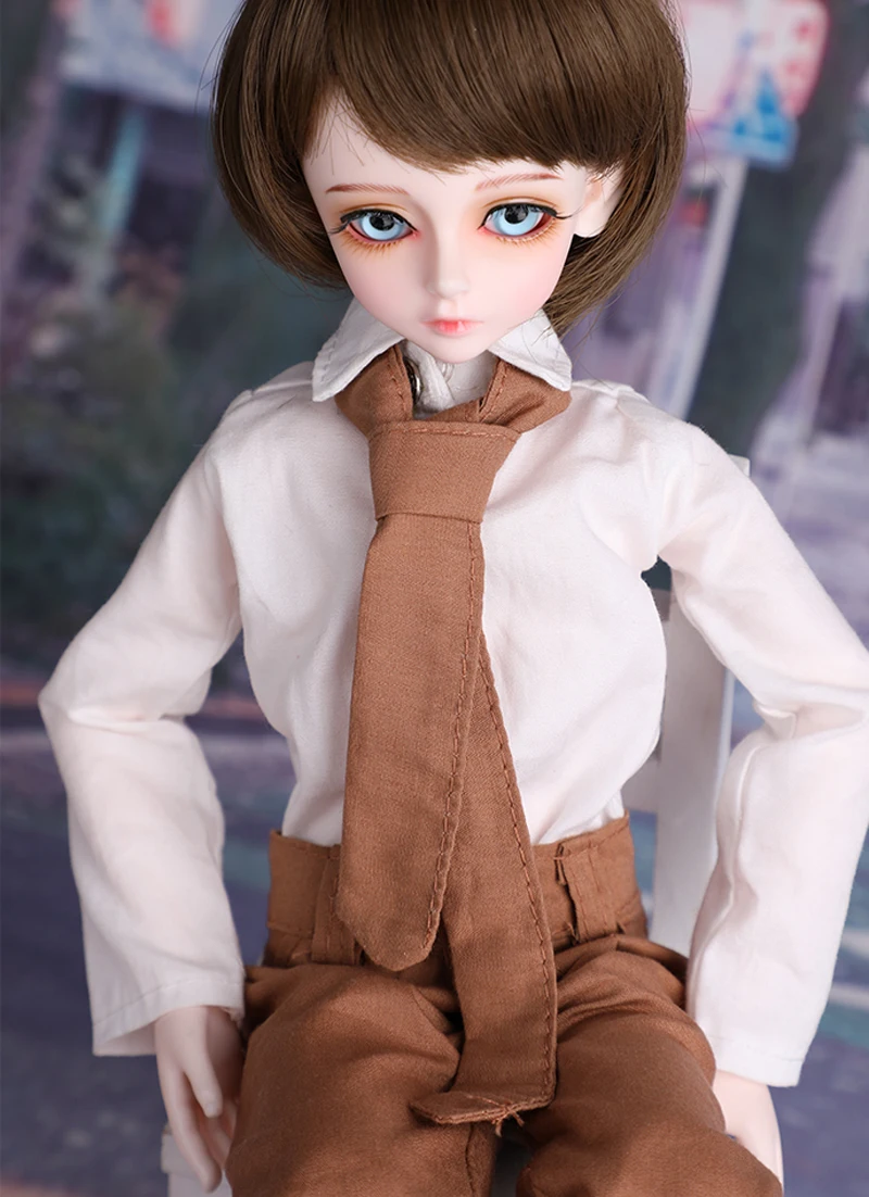 Модные Стиль 1/4 BJD куклы BJD/SD Прохладный мальчик Bory совместных смолы кукла с глазами для маленьких девочек подарок на день рождения