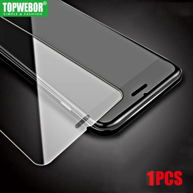 Topwebor 2.5D 9 H закаленное Стекло для iPhone X 10 8 7 6 6s 5 5S 5c SE плюс Экран протектор Защитная