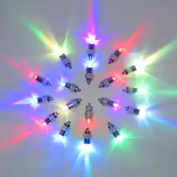 Для рождественской вечеринки украшения rgb led шар света (20 шт./упак.) Waterpoof погружной Led Мини Party Spotlight Спальня Освещение