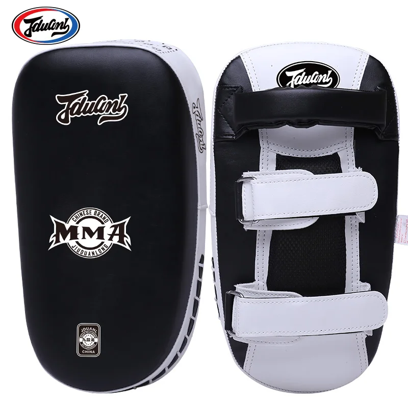 Muay Thai Kick Boxing Pads Curve Pad MMA Punch Focus Luva Boxeo PU Foot цель для тхэквондо тренировочное