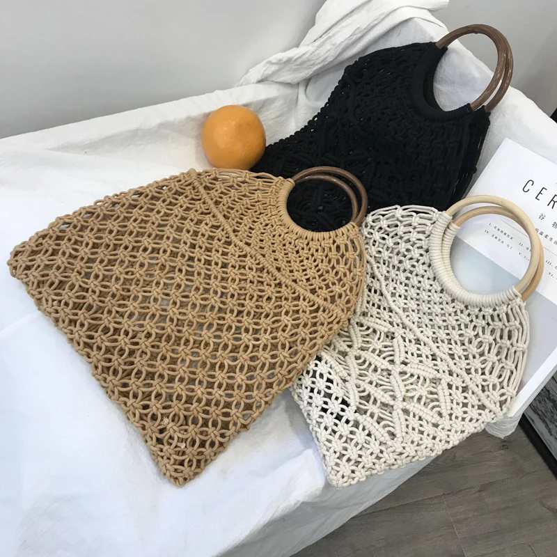 Kissyenia INS Новые Горячие сумки из ротанга богемные 100% ручная работа соломенные с