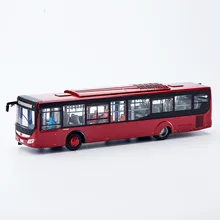 Collectible Alloy Toy Model Gift 1:42 Original Yutong ZK6128 Auto City Transit Bus Vehicle DieCast Toy Model for Decoration 1 43 ikarus 280 soviet russia articulated city bus coach diecast model car bus