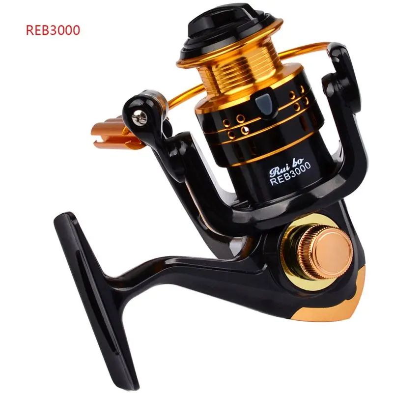

12Ball Bearings Type Fishing Reels Gear Ratio Left Right Hand Interchangeable Spinning Aluminum alloy Reel REB-1000-7000