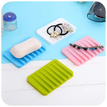 

Slicone drain soap holder Bathroom drain Shower Soap Dish accessorios para banheiro Tray Storage bathroom accessories