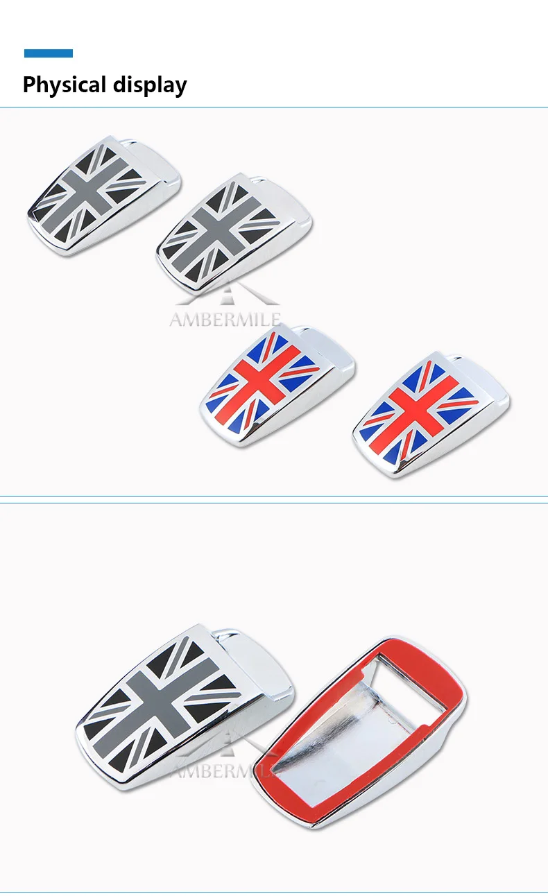  Car Windshield Water Spray Nozzle Covers Stickers for Mini Cooper R55 R56 R60 R61 F54 F55 F56 Accessories Car Styling (3)