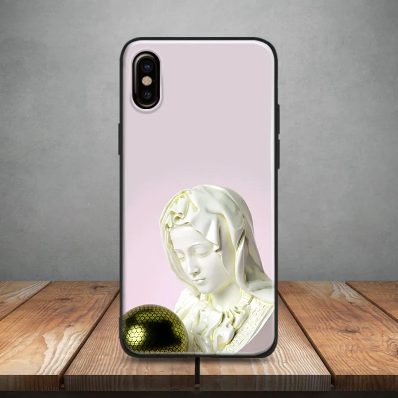 

Plaster statue Art Aesthetic Soft Silicone Phone Case Cover Shell For Apple iPhone 5 Se 5s 6 6s 6Plus 6sPlus 7 8 7Plus 8Plus X