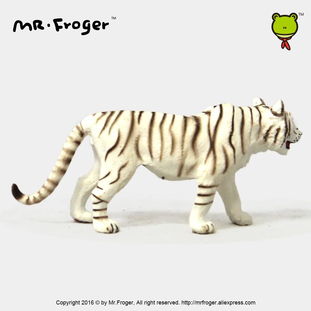 Mr.Froger Бенгал Белый Тигр модель игрушки дикие животные набор игрушек зоопарк