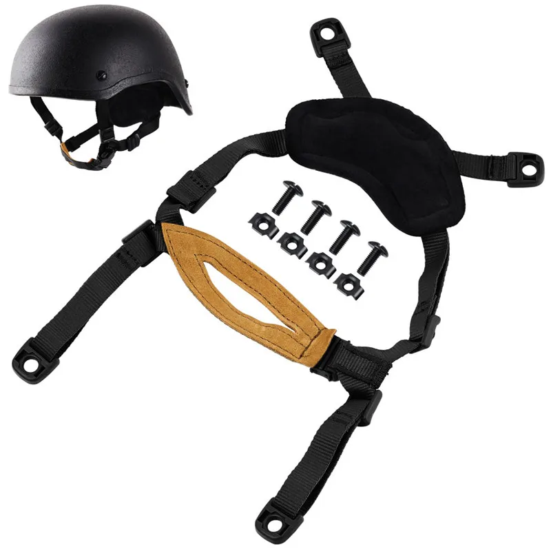 FMA Tactical Military Helmet Hanging Suspension Chin Extender Strap Belt 