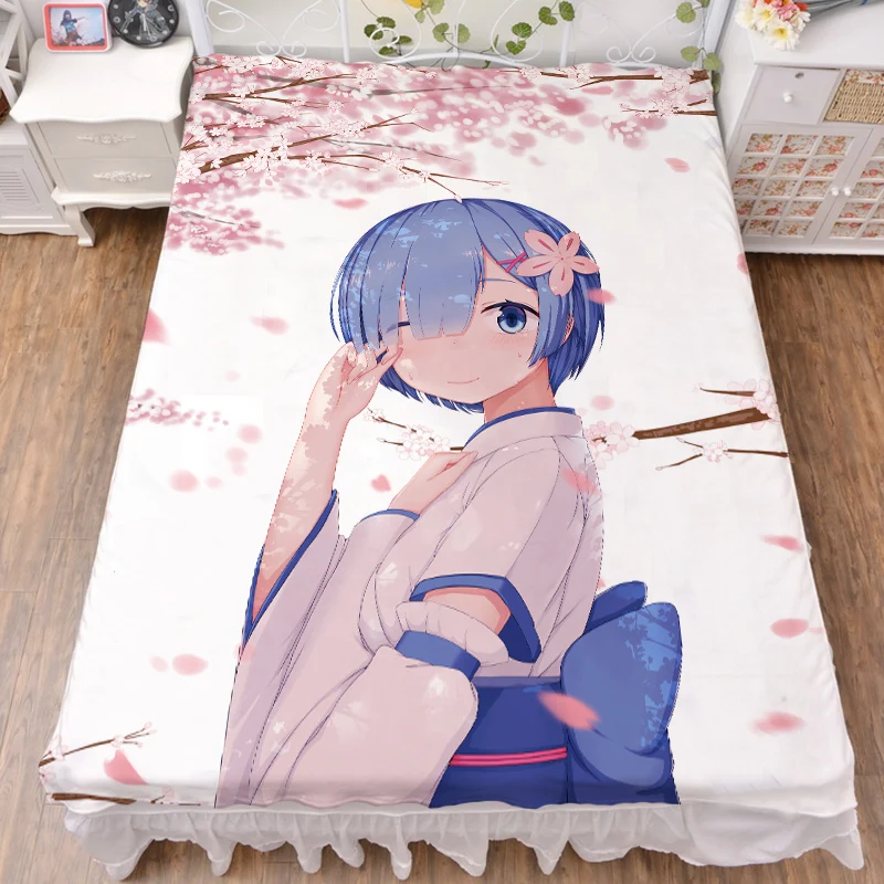 Постельное белье с рисунком аниме Re Zero kara Hajimeru Isekai Seikatsu sexy girl персонажи Rem
