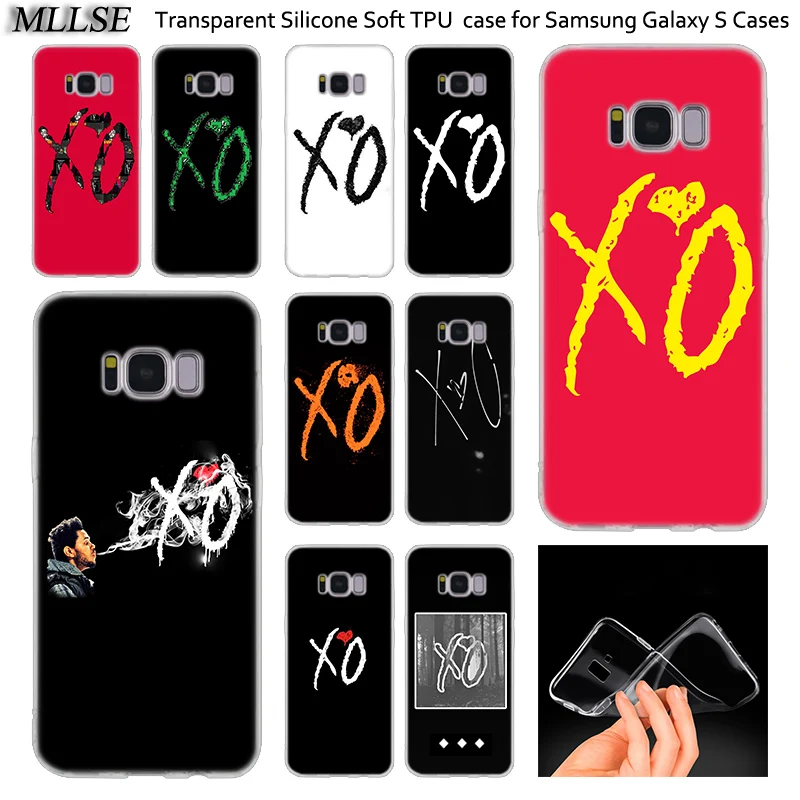 Мягкий силиконовый чехол с логотипом Weeknd XO для Samsung Galaxy Note 10 Plus S8 S9 S10 5G S6 S7 Edge S5 S10e 5