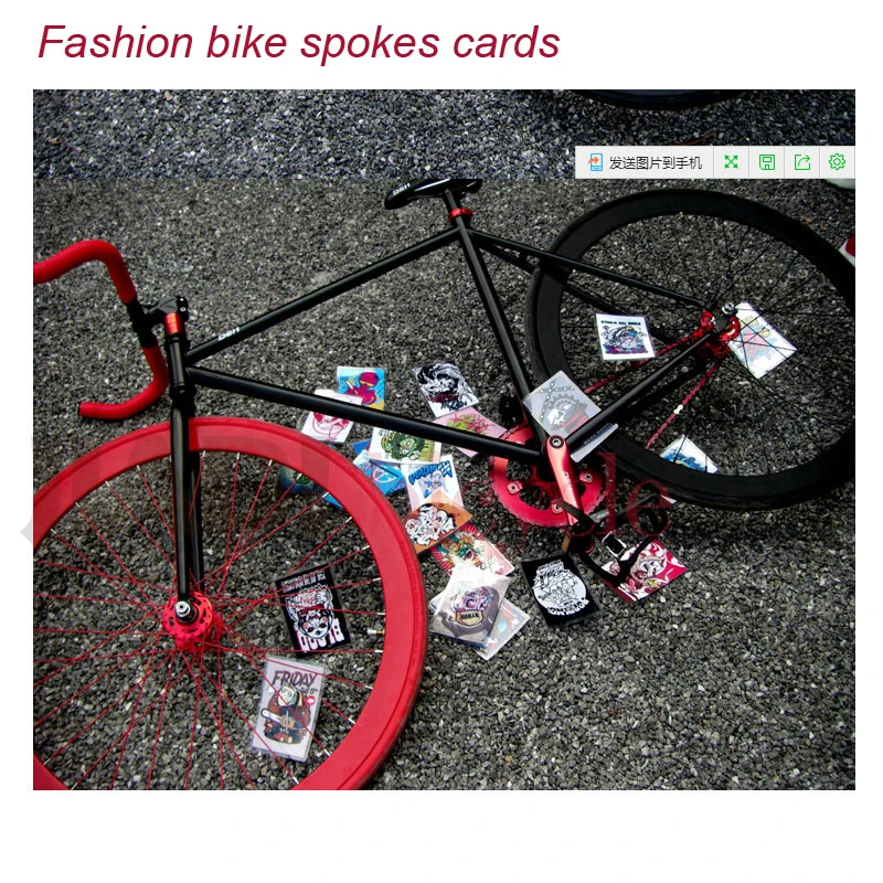 100 шт велосипедная перекладина карты в аллейкот гонки DIY велосипед Bling спицы карты