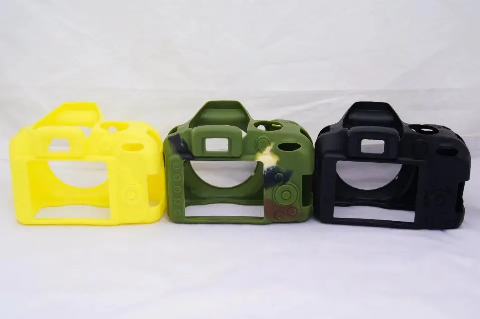 Cena Lustrzanka cyfrowa torba wideo miękka guma silikonowa pokrowiec ochronny dla Nikon D3300 D3100 D3200 D90 D610 D600 cyfrowy akcesoria do aparatu