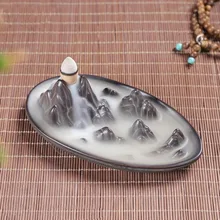 1 шт. Бытовая керамика водопад рефлюкс конусы для ароматерапии ладан горелка ладан держатель или ароматические свечи в виде бутылочных тыкв