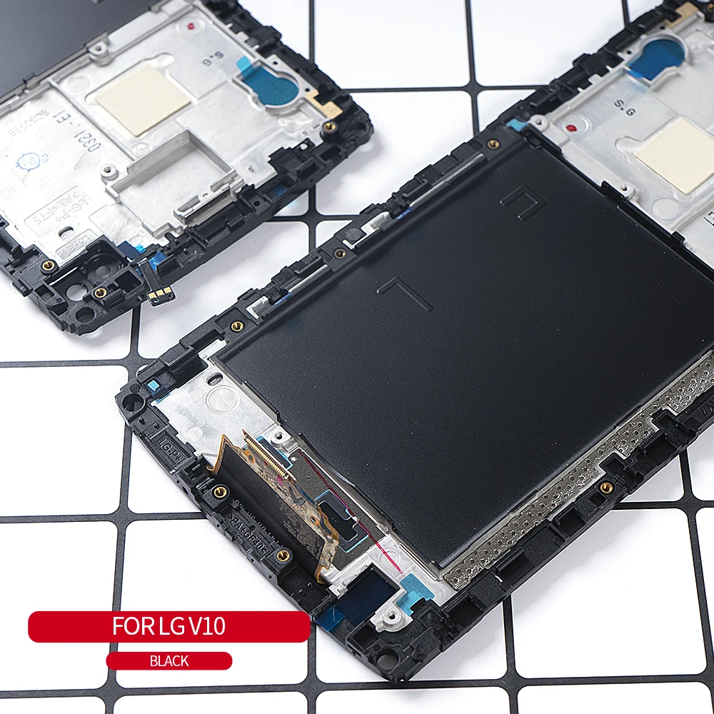 ЖК дисплей 5 7 дюйма для LG V10 с сенсорным экраном рамкой и дигитайзером в сборе LCD H960