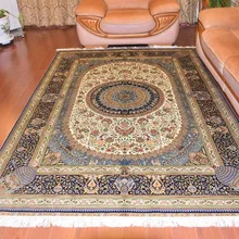 6'x9 шелк ковер ручной ткань шелковые ковры Classic персидский ручной работы коврики для кафе