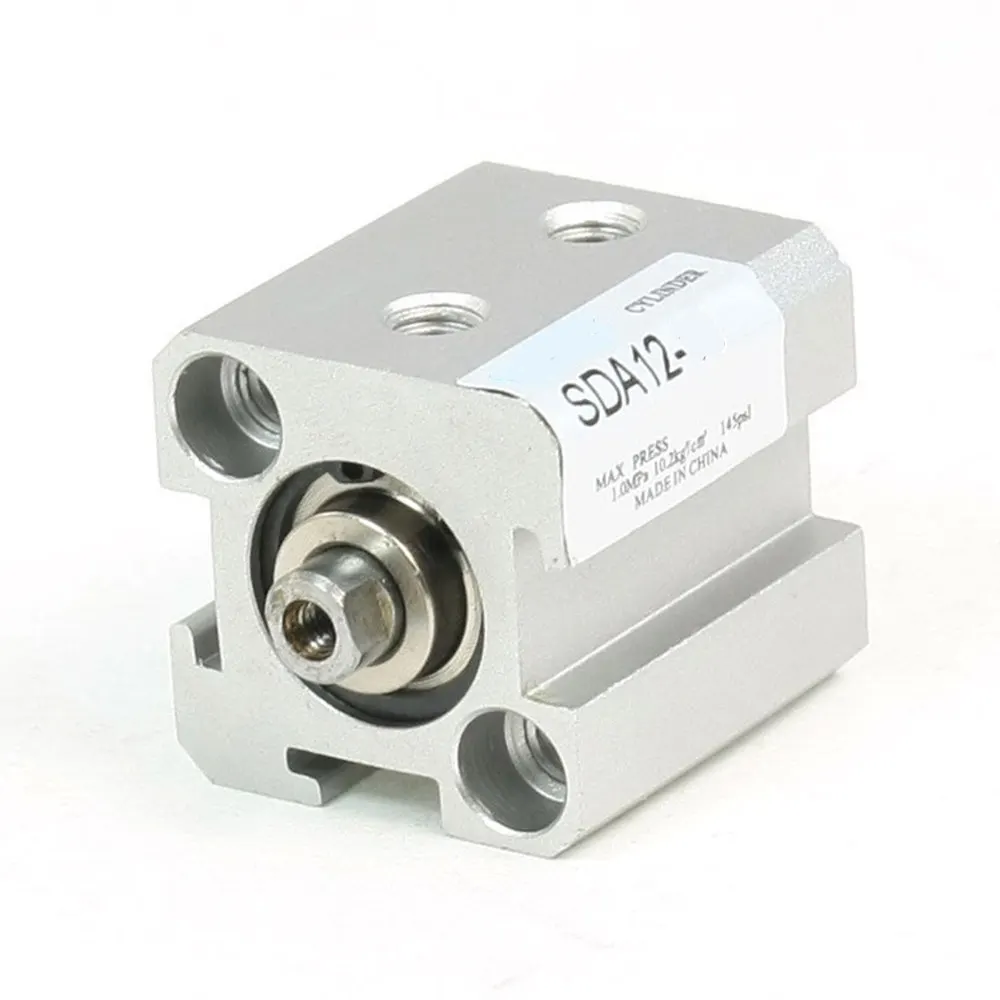 1 Pcs 12mm Bore 30mm Stroke Stainless steel Pneumatic Air Cylinder SDA12-30