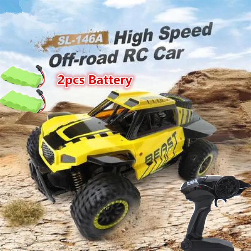 2.4G 2WD 30KM/h RC Rock Crawler Car Buggy Climber Off-Road Remote Control RTR Bigfoot Kid gifts | Игрушки и хобби