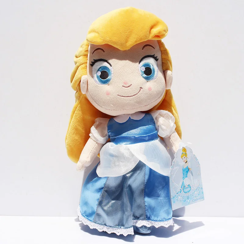 30 см Принцесса Золушка, Ариель плюшевая игрушка маленькая Русалочка мягкая детская игрушка-кукла рождественский подарок - Цвет: Cinderella