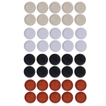 

10Pcs Wooden Round Frame Pendant Open Bezel Cabochon Setting UV Resin Charm DIY