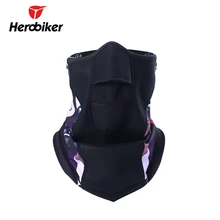 HEROBIKER Мотоциклов Половина Маска Ветрозащитный Шарф Шеи Маска Унисекс Открытый Платок