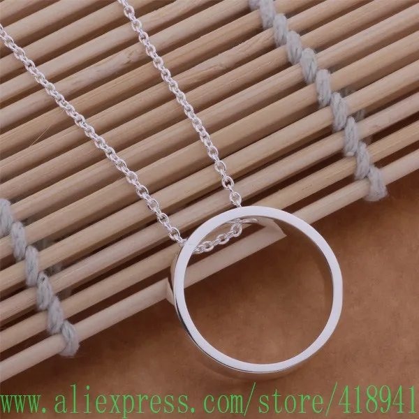 

925 sterling silver Necklace 925 silver fashion jewelry pendant /btbakkia azuajrba AN577