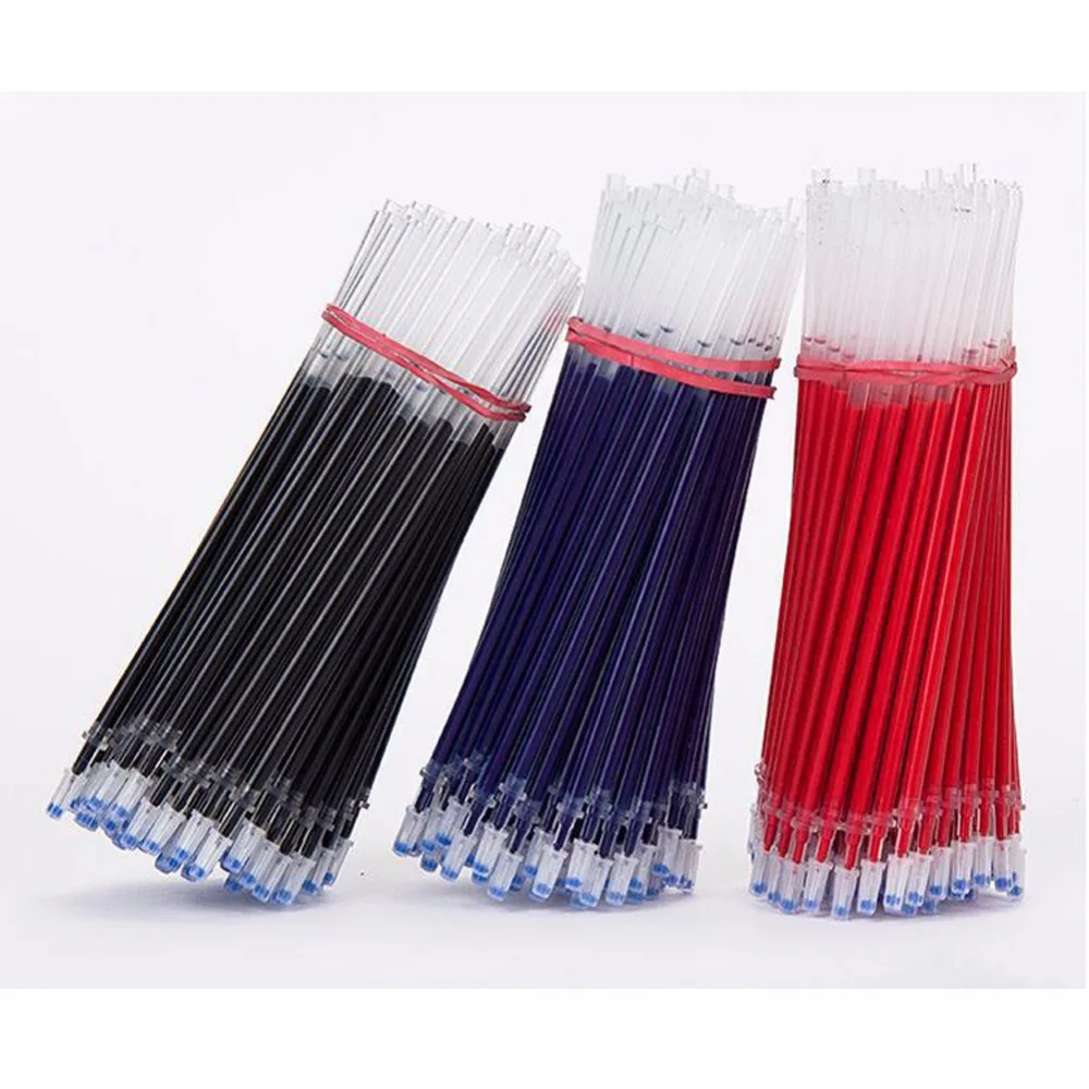 

100 Pcs/Pack 0.5mm Bullet-Tip Gel Pen Refill for School Stationery & Office Supply