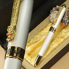 Jinhao 1000 благородная проверенная шариковая ручка сетка Off-White Канцтовары Школьные и офисные принадлежности для письма Роскошные Ручки для письма подарок