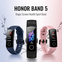 Умный Браслет huawei Honor Band 5 с кислородом крови, магическим экраном, спортивный браслет для здоровья, монитор для плавания, пульсометр, сон