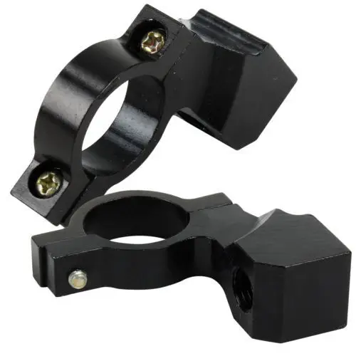 Universal Pair 10mm 7/8" Motorcycle Handlebar Mirror Mount Holders