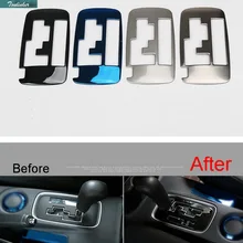 Tonlinker 1 Pcs DIY Car Style New Stainless Steel Four Color Stall Panel Cover Case stickers
