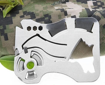 

50pcs/lot Multifunctional Tool card Bottle opener Credit card Stainless stell beer bottle openers For Outdoor Travel