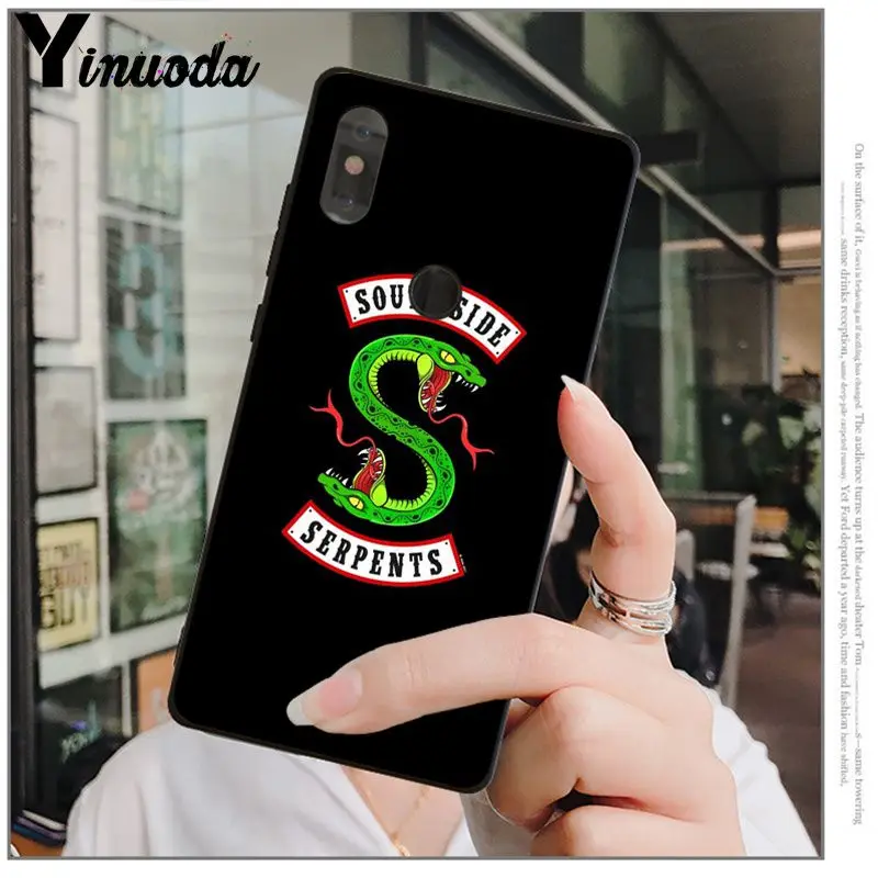 Yinuoda Riverdale الجانب الجنوبي الثعابين سيليكون غطاء إطار هاتف محمول ل أبل فون 8 7 6 6 S زائد X XS ماكس 5 5 S SE XR الهواتف المحمولة