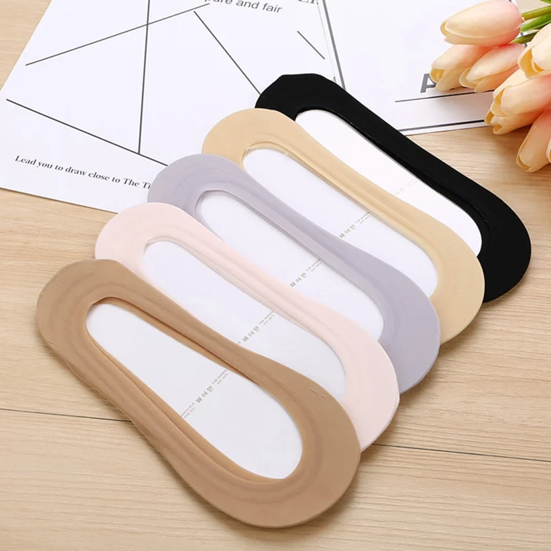 

Fashion Unisex Women Loafer Boat Non-Slip Invisible No Show Nonslip Liner Low Cut Soft Breathable Cotton Short Socks 1Pair