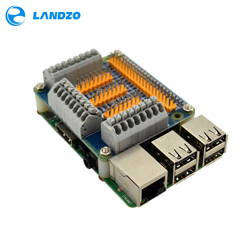 Удлинительная плата LANDZO Raspberry Pi 2 / 3 model b GPIO Многофункциональный модуль для Orange PC