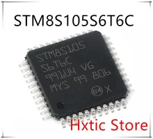 Free Shipping NEW 10PCS STM8S105S6T6C STM8S105 S6T6C LQFP-44