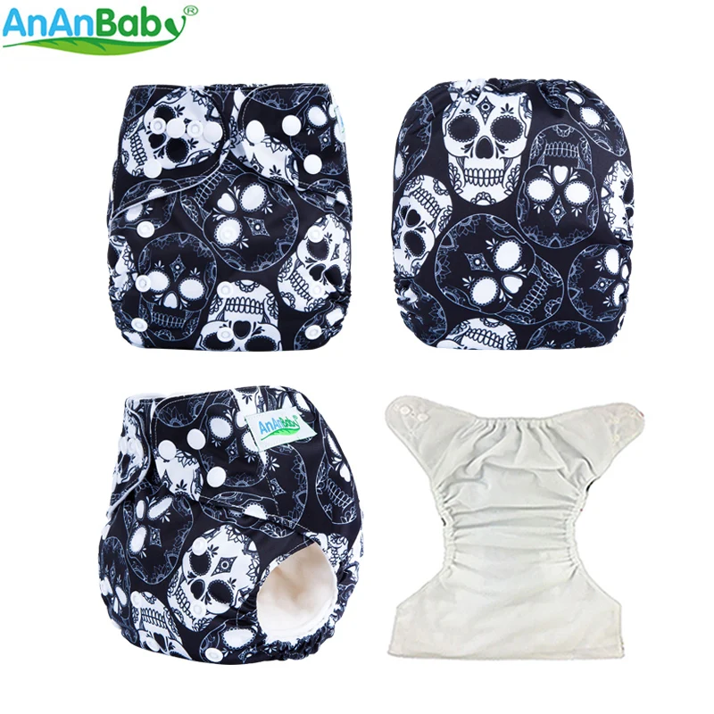 Ananbaby моющиеся детские подгузники многоразовые Мультяшные 2018 | Мать и ребенок