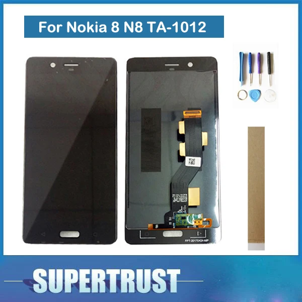 5 3 дюйма для Nokia 8 N8 TA-1012 ЖК-дисплей сенсорный экран дигитайзер сборка черный цвет с